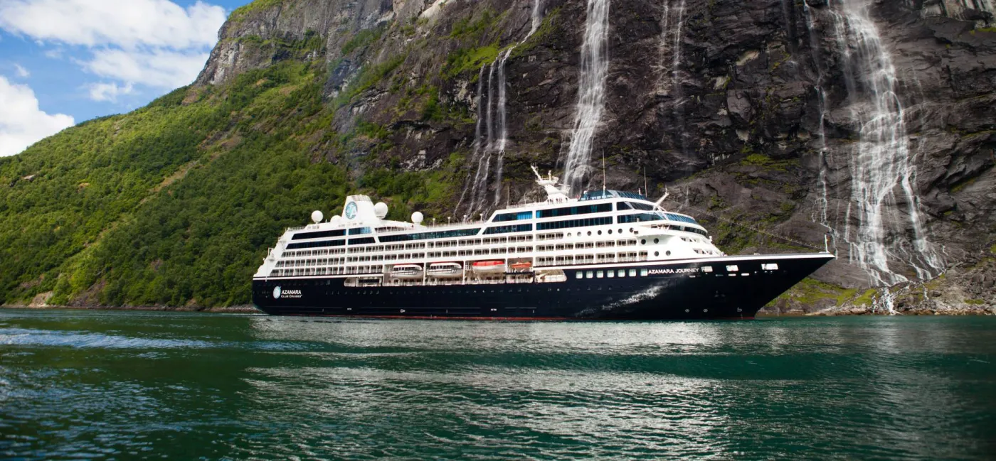 Azamara Journey in Geirangerfjord