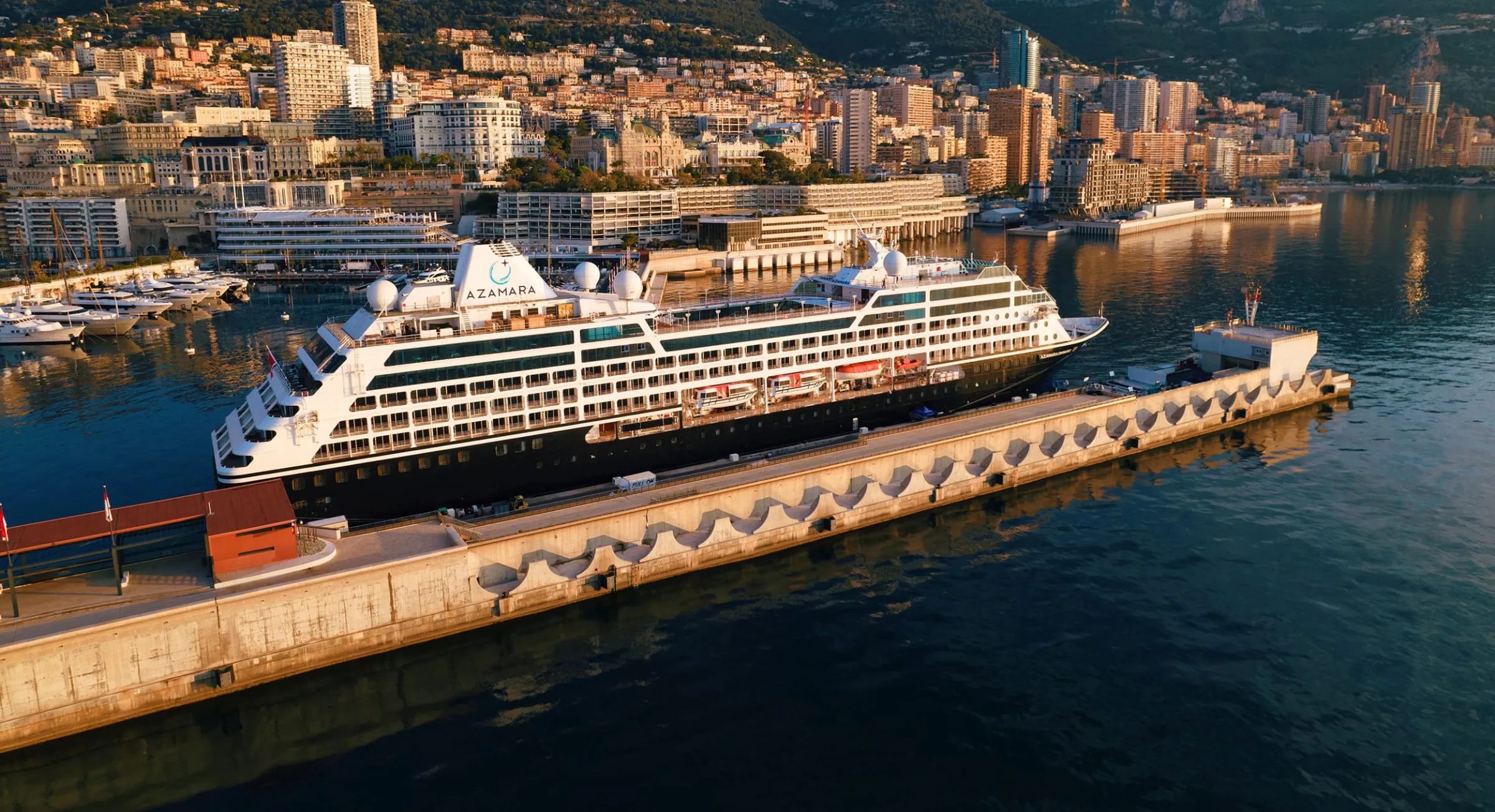 Azamara Onward in harbour at Monte Carlo