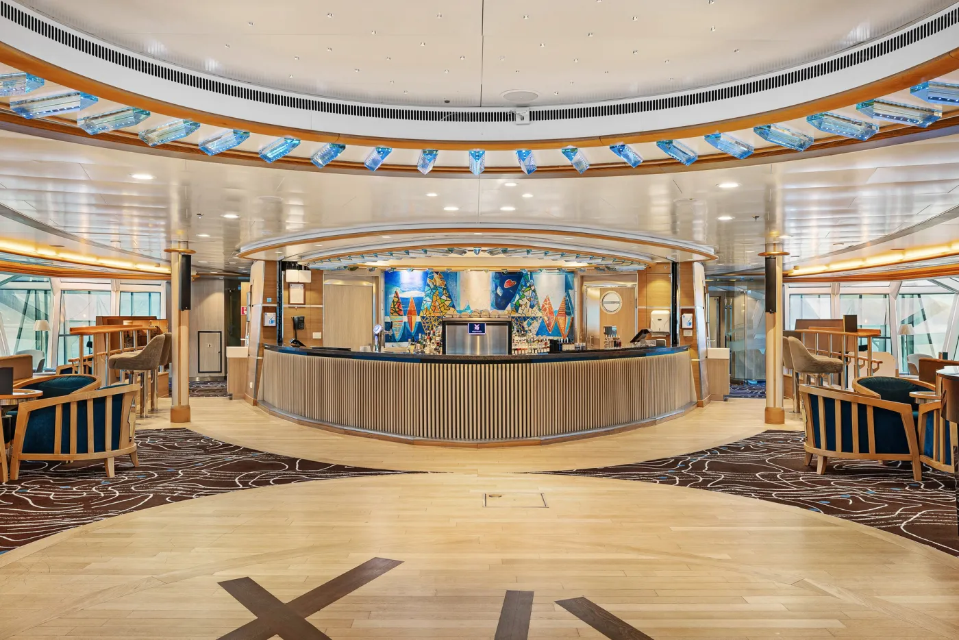 The Explorer Lounge on MS Fram