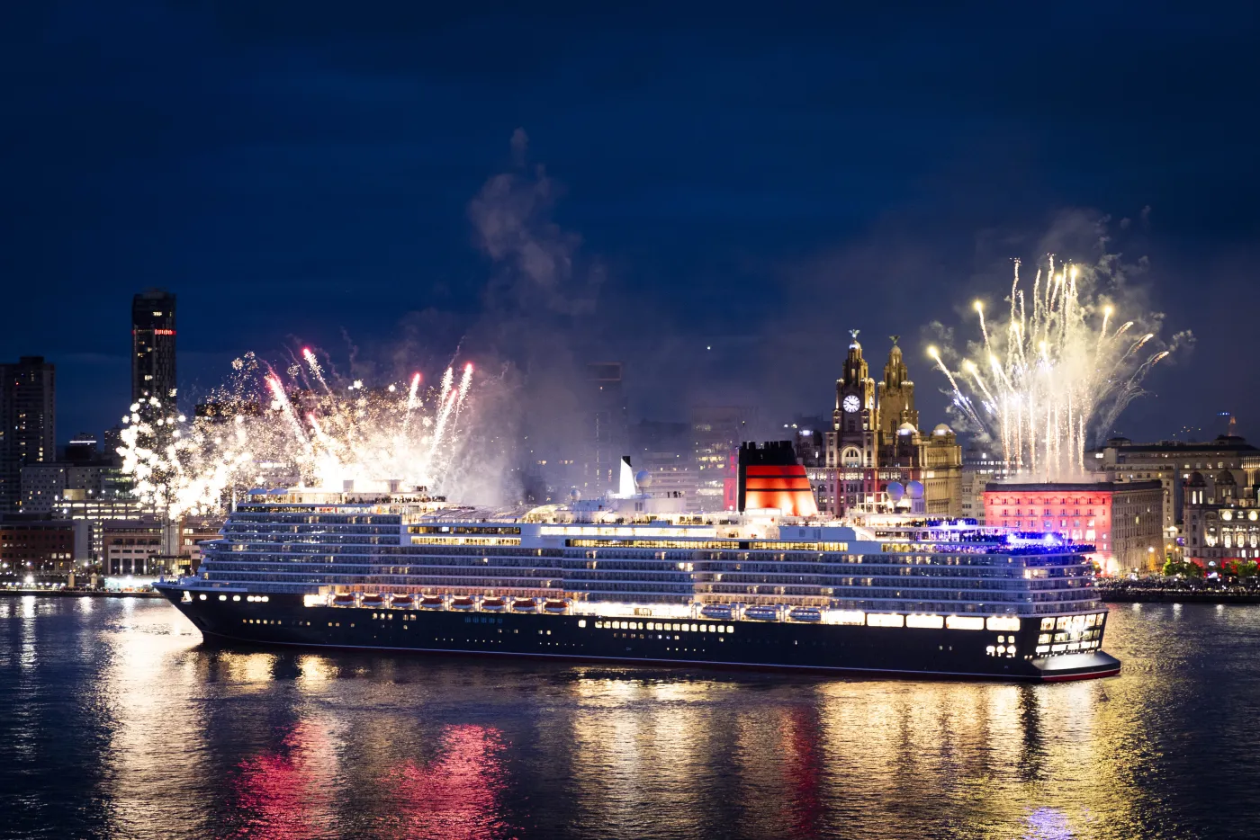 Cunard's Queen Anne at sea