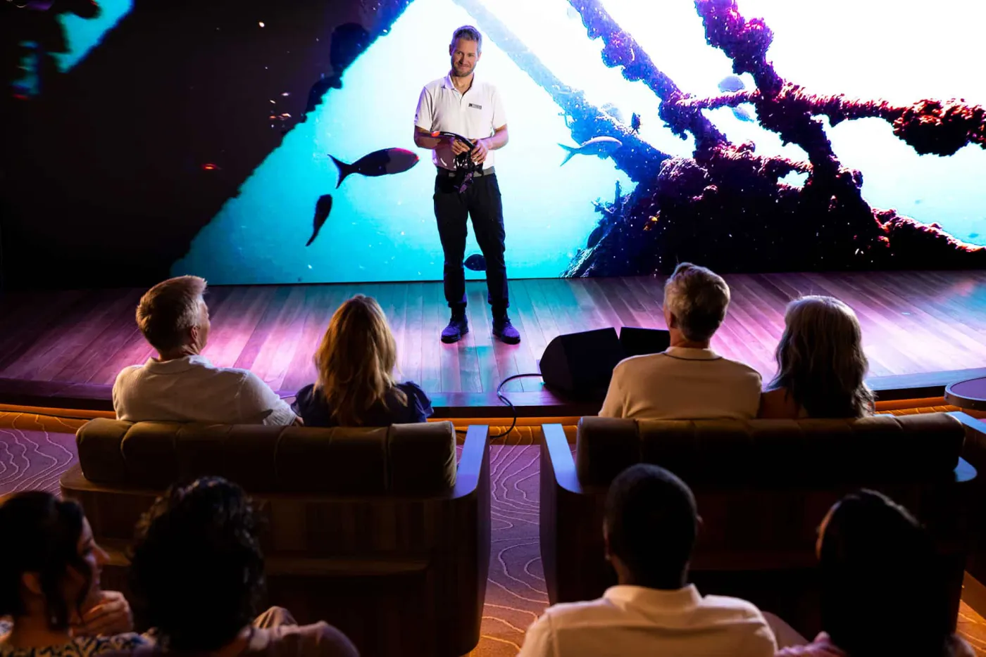 Guests at a Seabourn Conversations talk